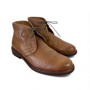 FRYE Murray Chukka Boots Cognac Brown Sz 9